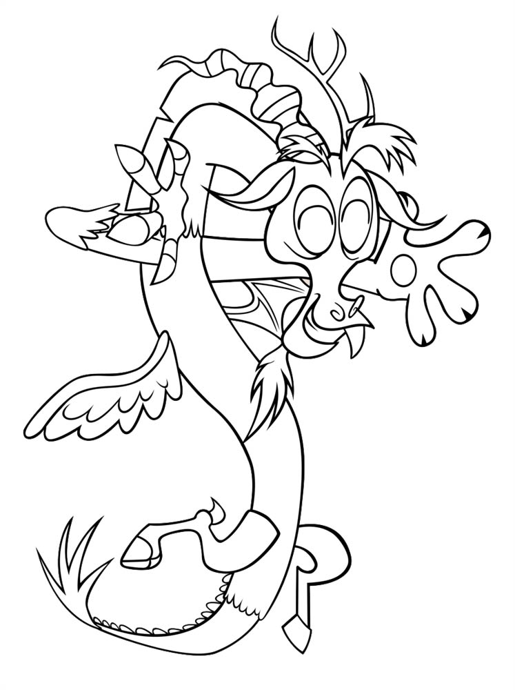 Kolorowanka radosny Discord